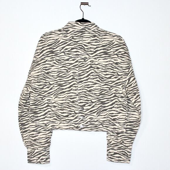 Anthropologie Mona Cropped Trucker Jacket Size Large - Picture 7 of 7